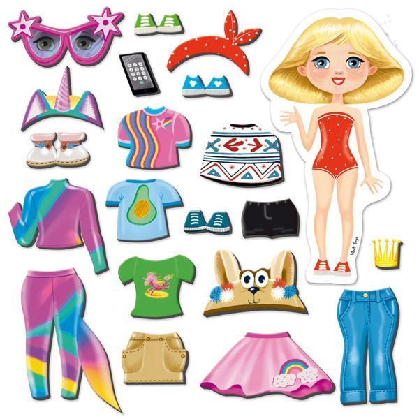 Магнітна гра Одягалка "Trendy&nbsp;girl" Vladi Toys VT3204-32 Укр VT3204-32 фото