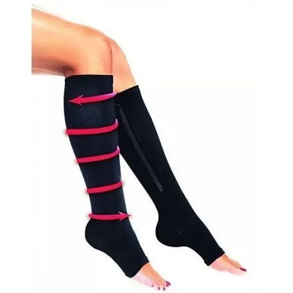 Компресійні гольфи Zip Sox, шкарпетки від варикозу 8011319 фото