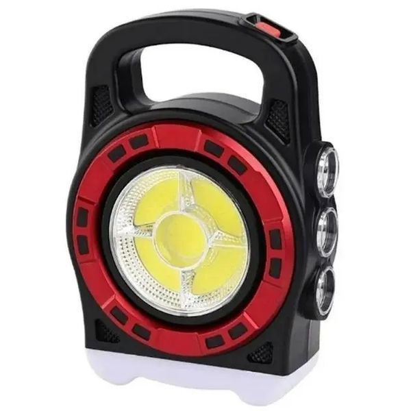 Мультифункціональний кемпінговий ліхтар Hurry-bolt HB-6678C 20W із сонячною панеллю та фукцією павербанку 5405402 фото