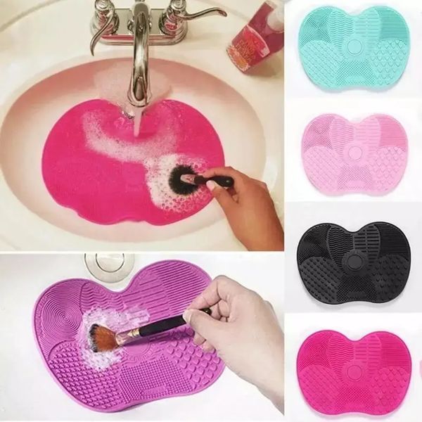 Килимок для миття косметичних пензликів Brush Spa | Силіконовий килимок для очищення пензлів VnrB1358 фото