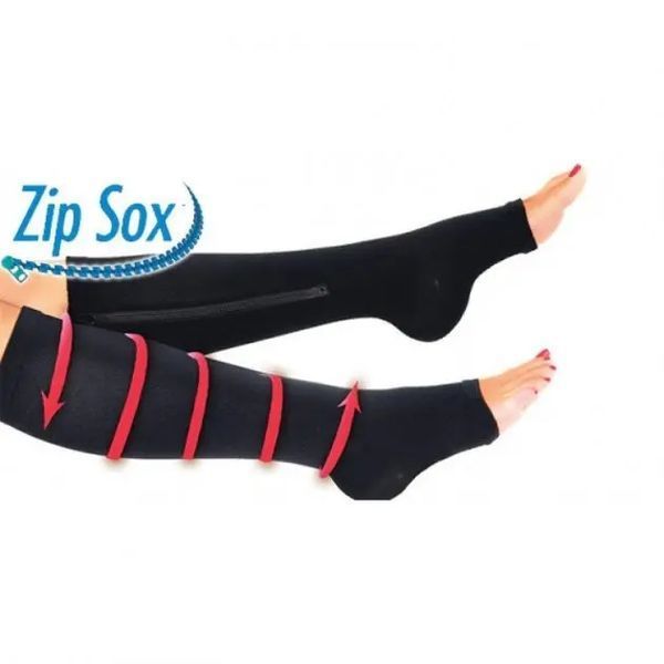 Компресійні гольфи Zip Sox, шкарпетки від варикозу 8011319 фото