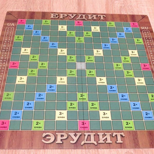 Настільна гра "Ерудит" 0987 дерев'яна 0987 фото