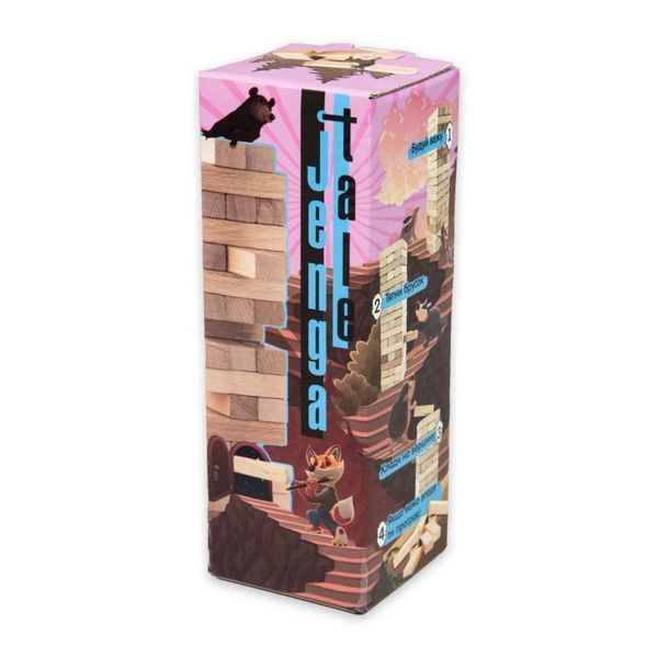 Настільна гра "Jenga Tale" 30966, 48 брусків, українською мовою 30966 фото