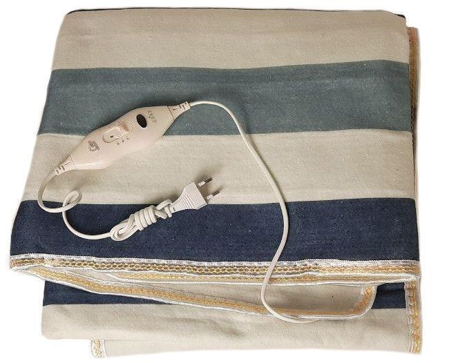 Простирадло електричне Electric Blanket 150х120 см (смуги, Різнобарвні) ELE152 фото