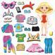 Магнітна гра Одягалка "Trendy&nbsp;girl" Vladi Toys VT3204-32 Укр VT3204-32 фото 3