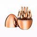 Столові прилади із нержавіючої сталі EGG 24 шт Bronze M20-9/3 фото 3