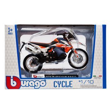 Дитяча модель Мотоцикла "KTM 790 ADVENTURE R RALLY" Bburago 18-51030-2 масштаб 1:18 18-51030-2 фото