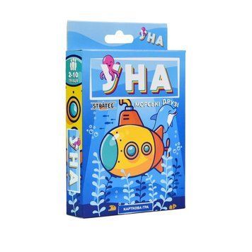 Карткова гра "УНА морські друзі" 30449 українською мовою 108 карток 30449 фото