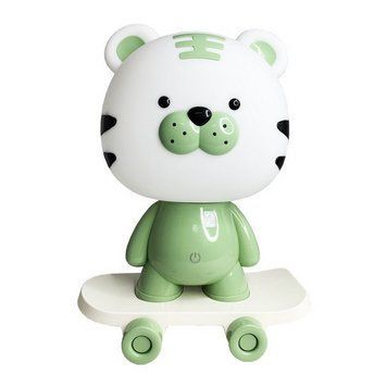Нічник дитячий &laquo;Тигр на скейті&raquo; MGZ-1408(Green) мережевий, живлення від USB MGZ-1408(Green) фото