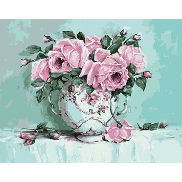 Картина за номерами "Трояндова свіжість" Art Craft 10618-AC 40х50 см 10618-AC фото