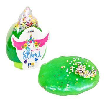 Дитячий слайм Mi-mi Slimi Рожок із кульками 71826ST(Green) у баночці 100 г 71826ST(Green) фото