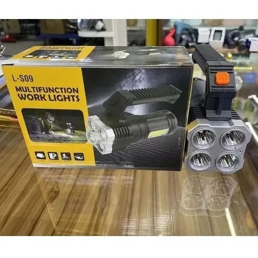 Світлодіодний ручний переносний ліхтар LF-S09 USB/Рожевий ліхтар на акумуляторі LFS09 фото