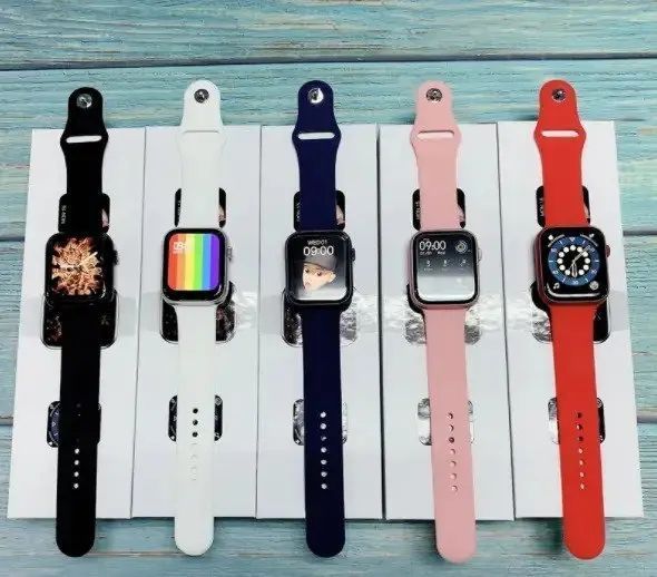 Рожеві Смарт-часы Smart Watch 6 T500 50900000000/3 фото