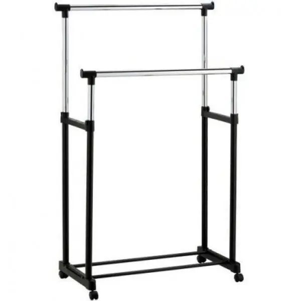 Телескопічна стійка для одягу - Double Pole Clothes Horse pr05121718 фото