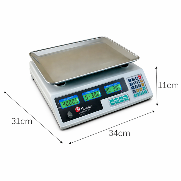 Ваги ACS 50kg/5g CK 982S Metal DOMOTEC sp2171 фото