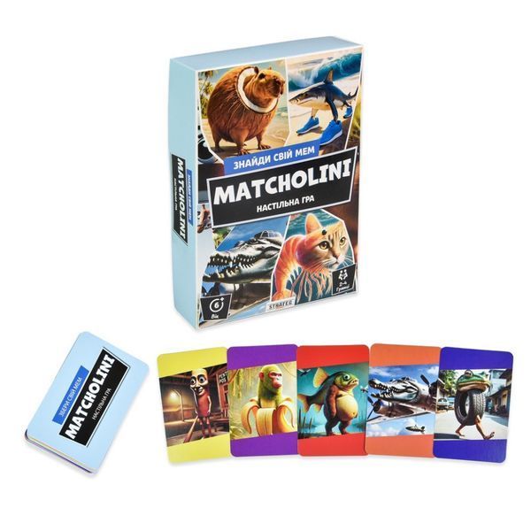 Настільна гра "Мачоліні" 30919 картки, інструкція 30919 фото