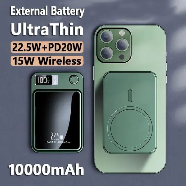 Power bank беспроводной XIYT Y211 / быстрая зарядка / Magsafe / Magnetic / 22.5W + 15W / 10000 mAh JamY211 фото