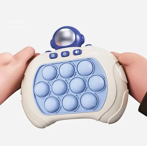 Електронна приставка консоль Quick Push Game приставка гри Pop It Антистрес струм іграшка Astronaut PUSH78 фото