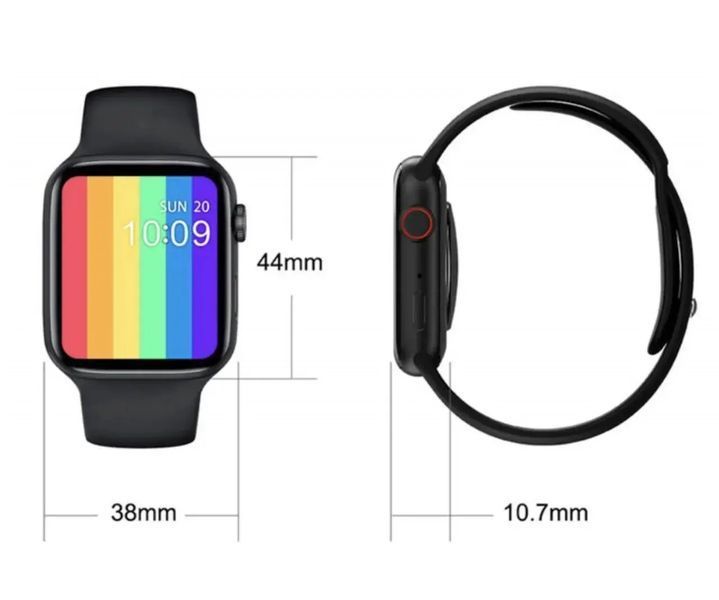 Рожеві Смарт-часы Smart Watch 6 T500 50900000000/3 фото