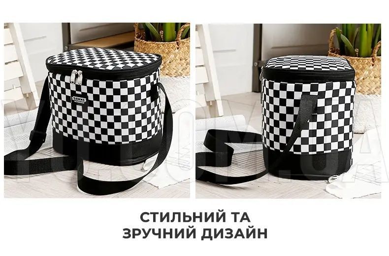 Термосумка для транспортування холодних та гарячих продуктів, напоїв GP 4338 сумка-холодильник 13 л 2433201563 фото