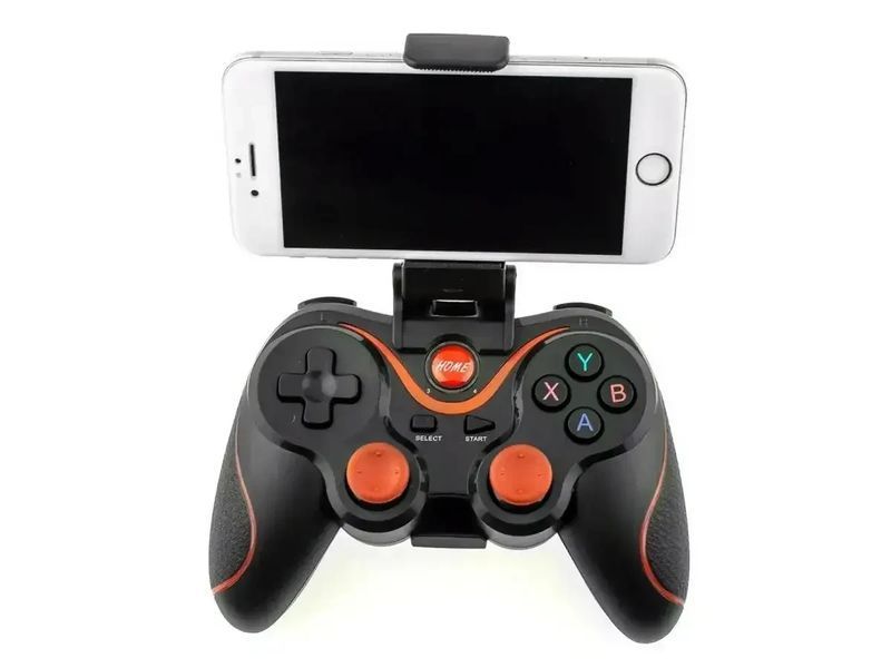 Бездротовий джойстик Terios T-3 для Android iOS PC PS3 TV Box Smart TV Black TER33 фото