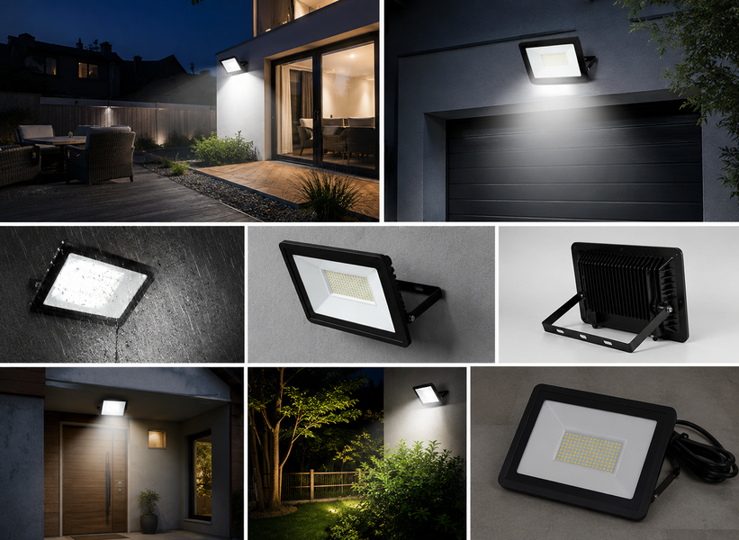 Прожектор світлодіодний AEON LED 100W / Вуличний LED світильник / Світлодіодний ліхтар-прожектор від 220 В G9805 фото