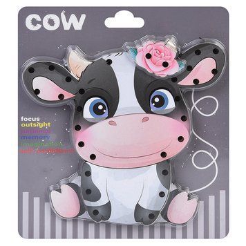 Дерев'яна іграшка-шнурівка "Корівка" MD 0769(Cow) від 3 років MD 0769(Cow) фото