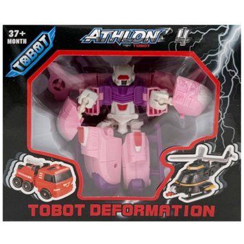 Машинка-трансформер "Tobot 2 в 1" 525-1(Pink) пластик 525-1(Pink) фото