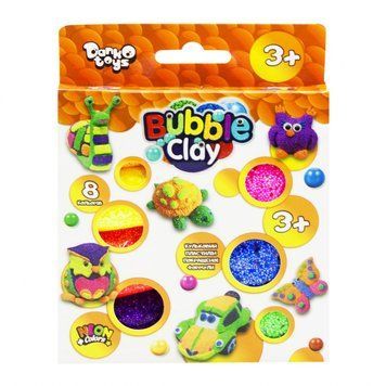 Набір для творчості "Bubble Clay" BBC-04-01U, 8 кольорів BBC-04-01U фото