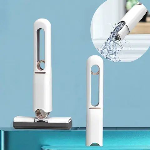 Портативне диво міні швабра MINI MOP з автовіджимом, легка, для прибирання будинку, авто Spartak1010 фото