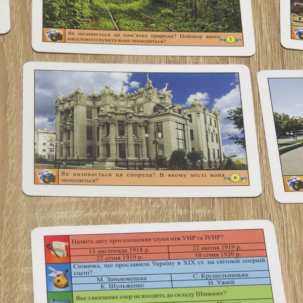 Настільна гра "Вікторина Україна" 0994 розвиваюча гра 0994 фото
