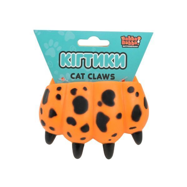 Антистрес дитячий Кігтики Cat Claws YD2576(Orange-Black) 9 см YD2576(Orange-Black) фото