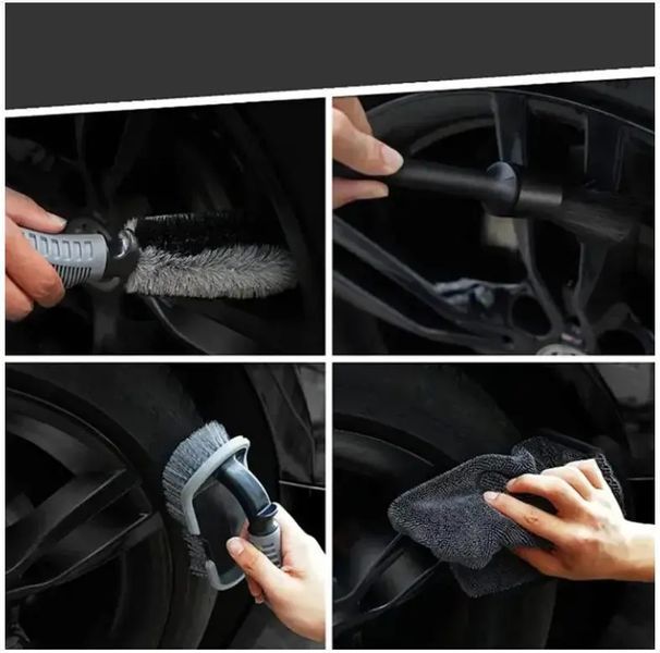 Набір для миття та детейлінгу автомобіля Flex Drive, 9 в 1 J1295 фото