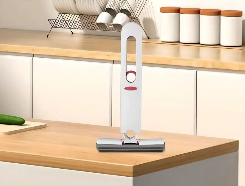 Портативне диво міні швабра MINI MOP з автовіджимом, легка, для прибирання будинку, авто Spartak1010 фото