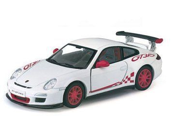 Колекційна іграшкова машинка PORSCHE 911 GTS RS KT5352W інерційна Білий KT5352W(White) фото