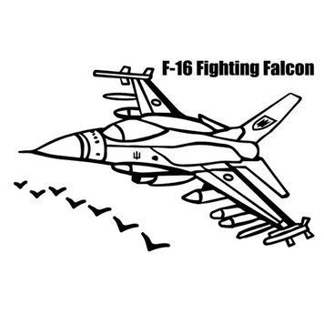 Картина-трафарет для розфарбовування піском А4 "F-16" Т-а4189 Т-а4189 фото