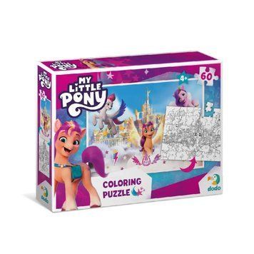Дитячі Пазли 2 в 1 My Little Pony "Пригоди у палаці" DoDo 200135 60 елементів 200135 фото