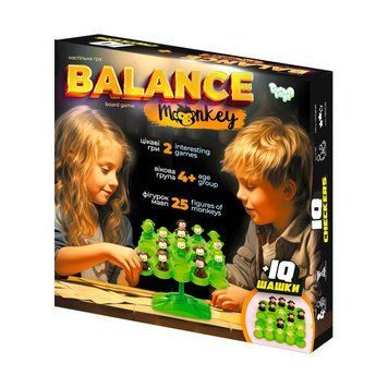 Розвиваюча настільна гра "Balance Monkey" BalM-01, 25 фігурок мавп BalM-01 фото