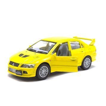 Колекційна машинка "Mitsubishi Evolution VII" KT5052W(Yellow) масштаб 1:42 KT5052W(Yellow) фото