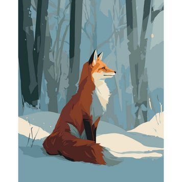 Картина за номерами "Лісова гостя" &copy;arttem_illustration 11749-AC 40х50 см 11749-AC фото
