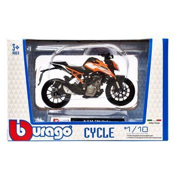 Дитяча модель Мотоцикла "KTM 250 Duke" Bburago 18-51030-4 масштаб 1:18 18-51030-4 фото
