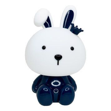 Нічник дитячий "Зайчик з короною" MGZ-1405(Blue) мережевий, живлення від USB MGZ-1405(Blue) фото