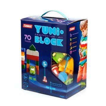 Конструктор дитячий "YUNI-BLOK" 71429, 70 великих деталей 71429U фото