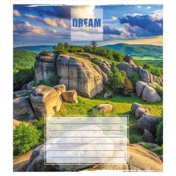 Зошит загальний "Пейзажі" 060-482701L-3 в лінію, 60 аркушів 060-482701L-3 фото