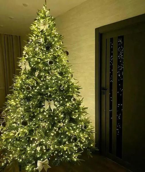 Гірлянда нитка на котушці, від мережі, 50м, 240LED, теплий білий/ Світлодіодна LED гірлянда на ялинку G5801 фото