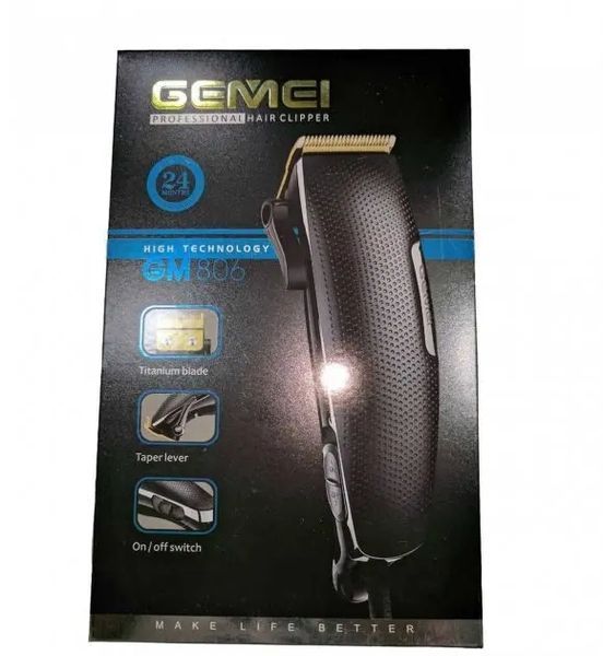 Машинка для стрижки професійна Gemei GM-806 op2875 фото