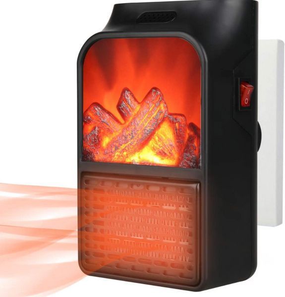 Портативний нагрівач з пультом Flame Heater (500 Вт) Економний 4000981821 фото