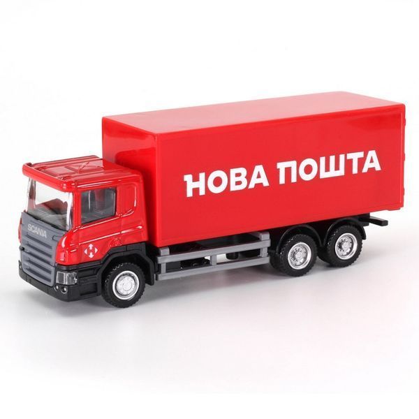 Автомодель дитяча Scania "Нова Пошта" TechnoDrive 250414U, масштаб 1:64 250414U фото