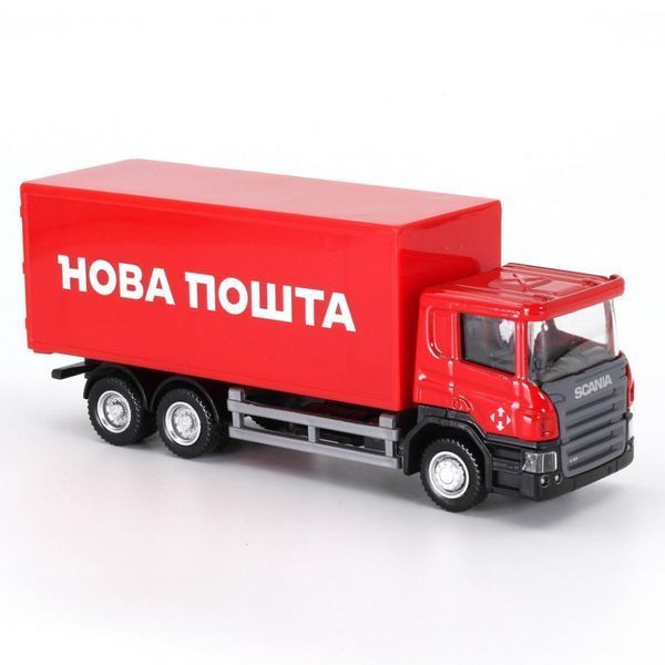 Автомодель дитяча Scania "Нова Пошта" TechnoDrive 250414U, масштаб 1:64 250414U фото