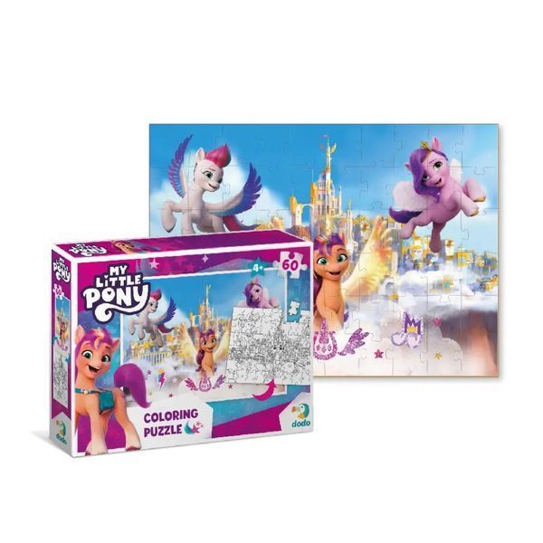 Дитячі Пазли 2 в 1 My Little Pony "Пригоди у палаці" DoDo 200135 60 елементів 200135 фото